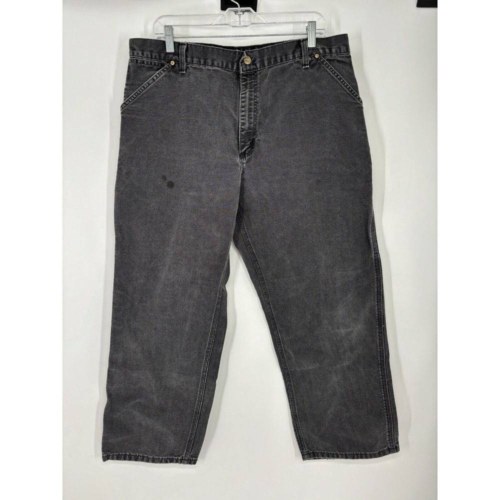 Rare Vintage Carhartt Carpenter Pants Firm Duck WU1305 Made‎ In USA Size 40x30